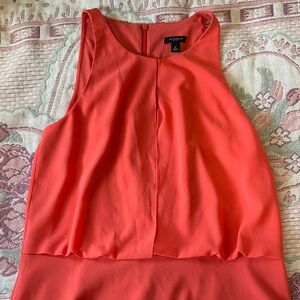 Ann Taylor Vibrant Coral Blouse
